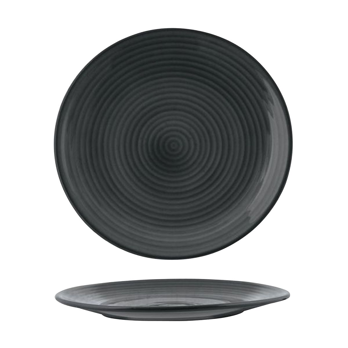 Zuma Jupiter Ribbed Round Plate - 265mm (Pack of 6)