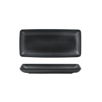 Zuma Jupiter Ribbed Rectangular Platter - 220x100mm (Pack of 6)