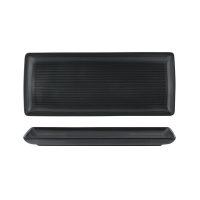 Zuma Jupiter Ribbed Rectangular Platter - 335x140mm (Pack of 6)