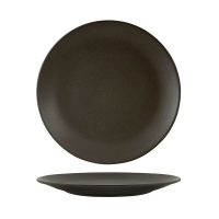 Zuma Charcoal Round Coupe Plate - 230mm (Pack of 6)