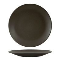 Zuma Charcoal Round Coupe Plate - 285mm (Pack of 6)