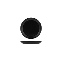 Zuma Charcoal Round Tapered Plate - 170mm (Pack of 6)