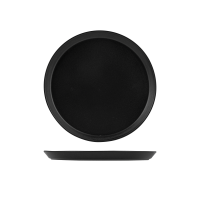 Zuma Charcoal Round Tapered Plate - 280mm (Pack of 6)