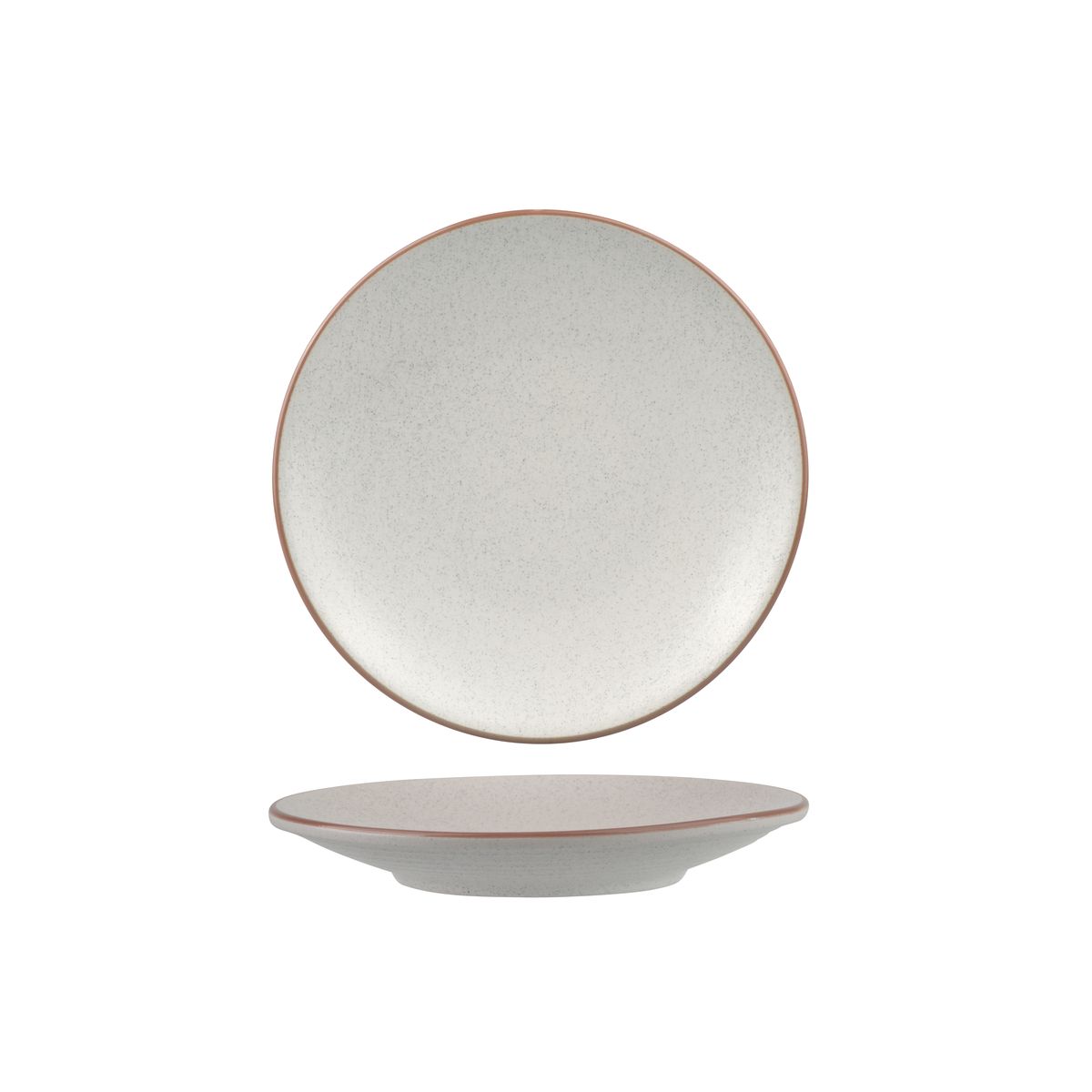 Zuma Mineral Round Coupe Plate - 180mm (Pack of 6)