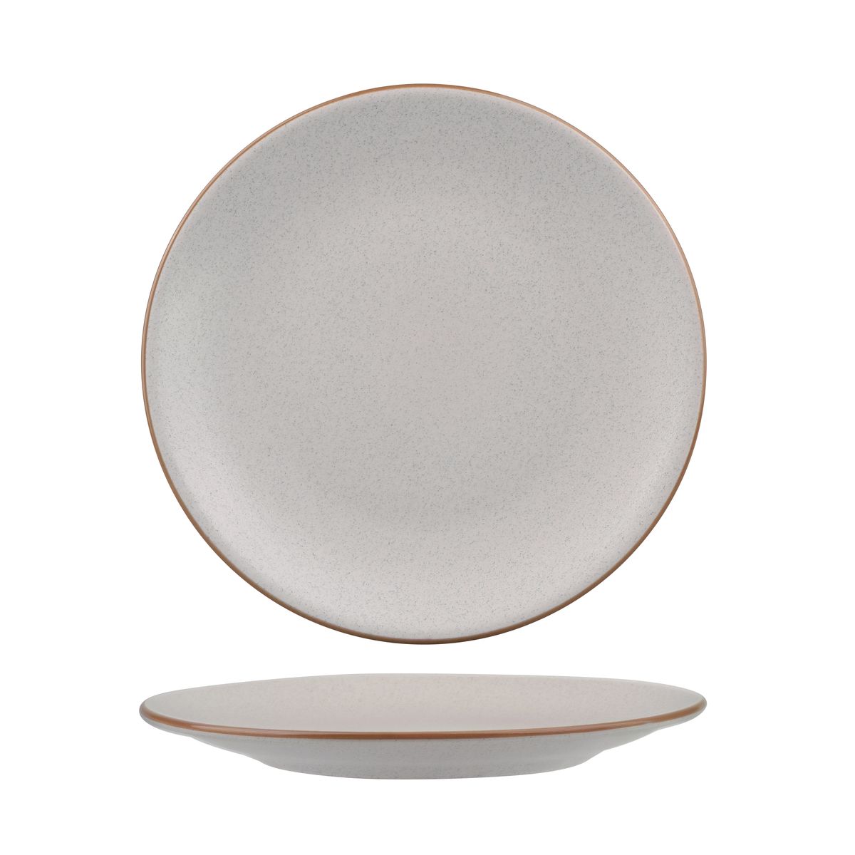 Zuma Mineral Round Coupe Plate - 230mm (Pack of 6)