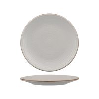 Zuma Mineral Ribbed Round Plate - 210mm (Pack of 6)