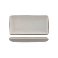 Zuma Mineral Ribbed Rectangular Platter - 250x125mm (Pack of 6)