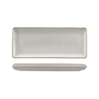 Zuma Mineral Ribbed Rectangular Platter - 335x140mm (Pack of 6)