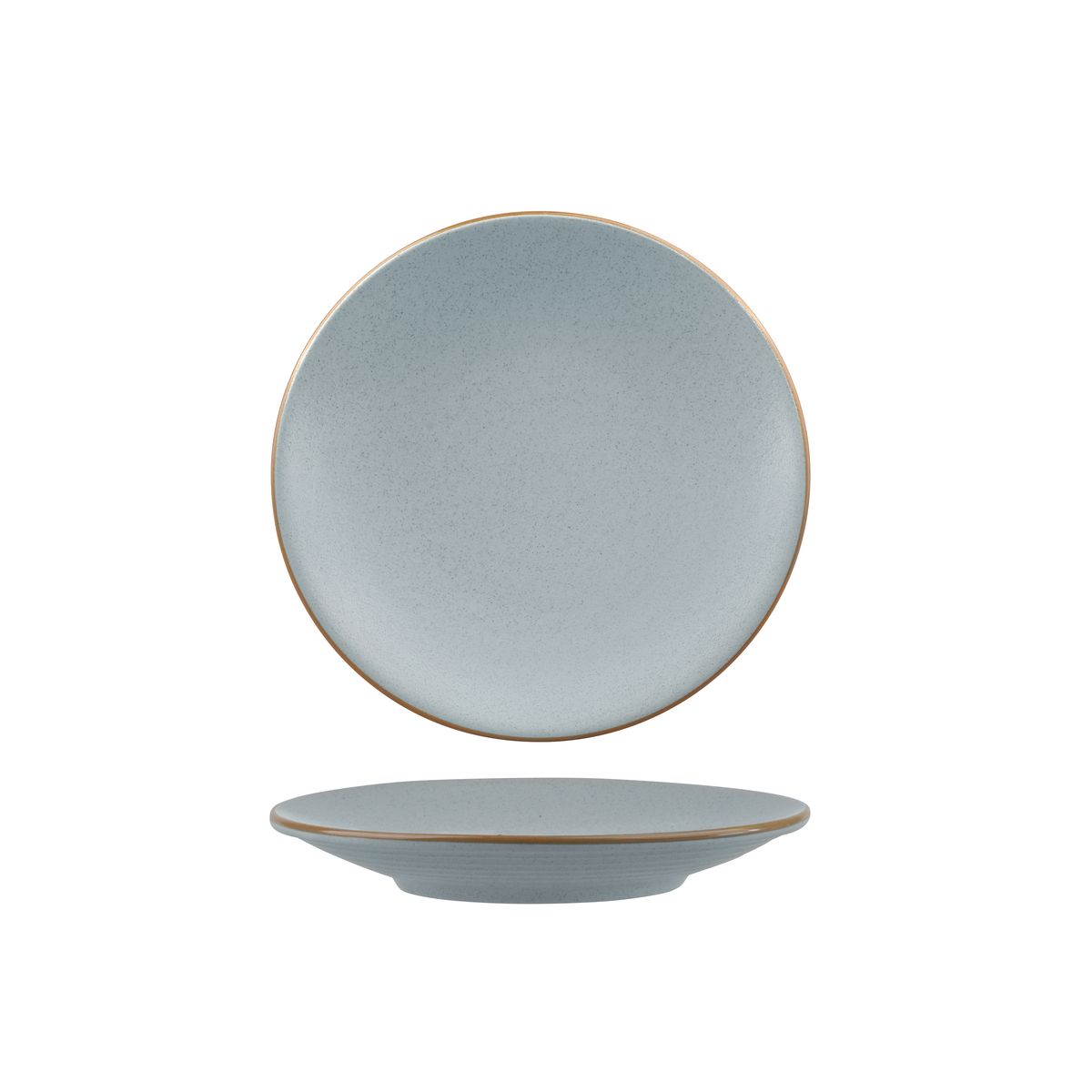 Zuma Bluestone Round Coupe Plate - 180mm (Pack of 6)