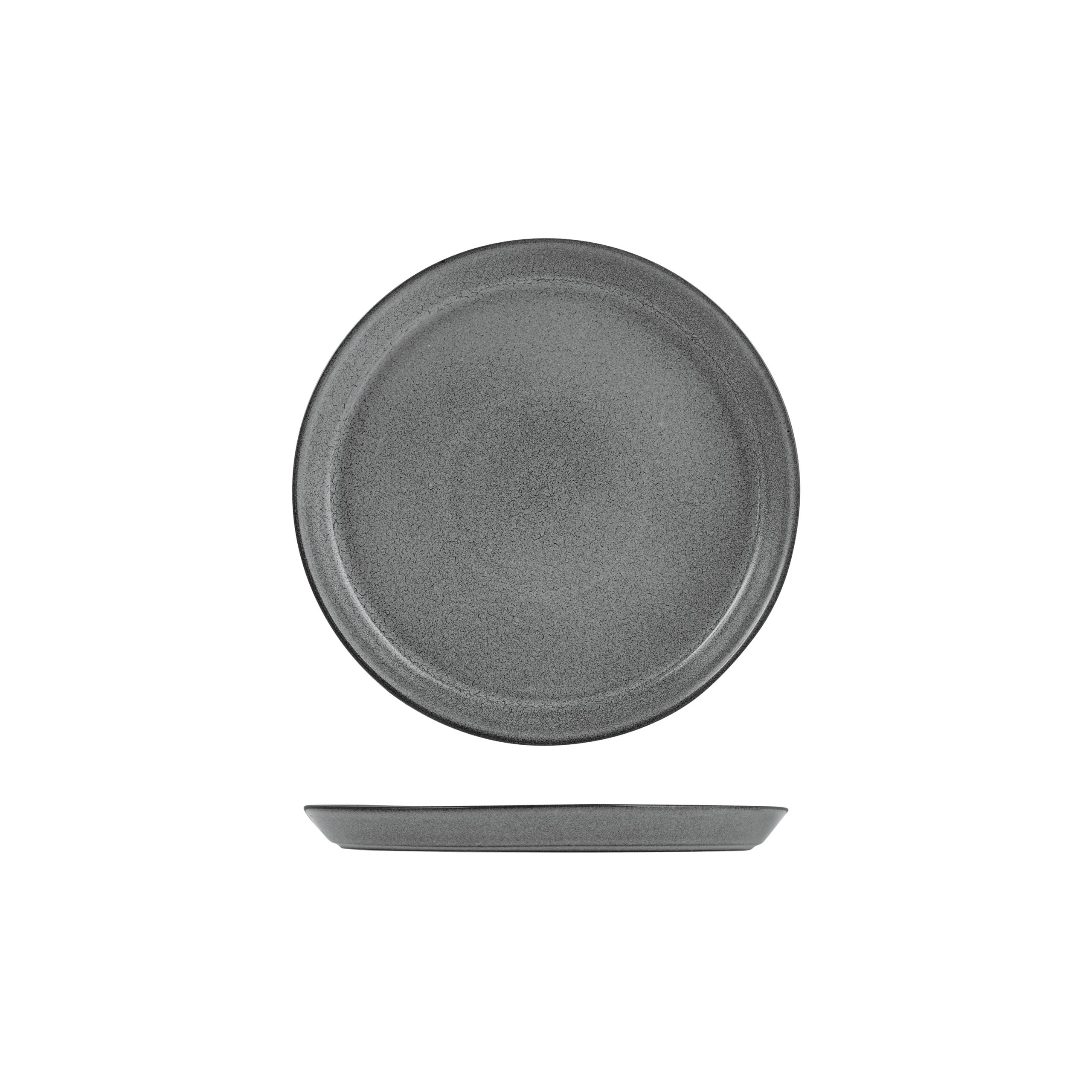 Zuma Gravel Round Tapered Plate - 240mm (Pack of 6)