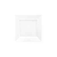 Ryner Melamine Square Platter - Wide Rim - 255x255mm - White (Pack of 6)