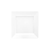 Ryner Melamine Square Platter - Wide Rim - 400x400mm - White (Pack of 2)