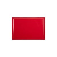 Ryner Melamine Rectangular Platter - Red - 350x240mm (Pack of 6)
