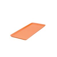 Ryner Melamine Rectangle Sandwich Platter - Orange - 390x150mm (Pack of 6)