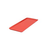 Ryner Melamine Rectangle Sandwich Platter - Red - 390x150mm (Pack of 6)