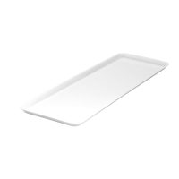 Ryner Melamine Rectangle Sandwich Platter - White - 500x180mm (Pack of 6)