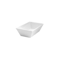 Ryner Melamine Rectangular Deep Dish - 250x150mm - White (Pack of 6)