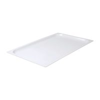 Ryner Melamine 1/1 Size Melamine Food Pan - 530x325mm - White (Pack of 6)