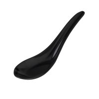 Ryner Melamine Chinese Spoon - Black (Pack of 48)