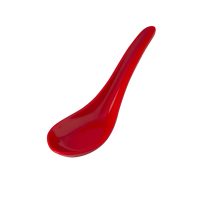 Ryner Melamine Chinese Spoon - Red (Pack of 48)
