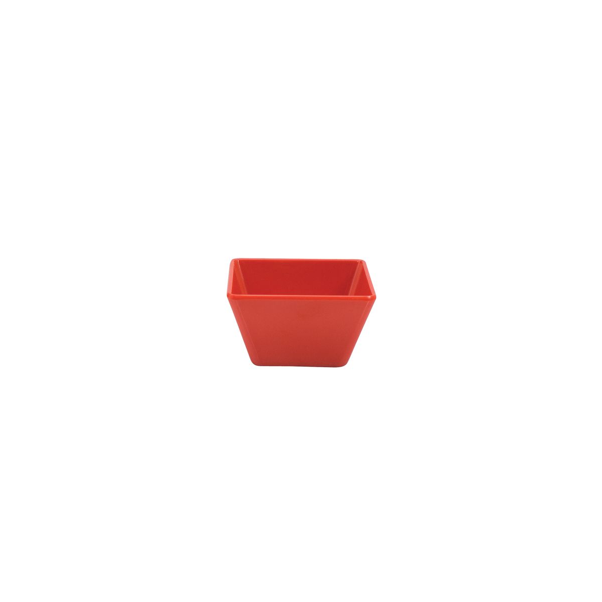 Ryner Melamine Square Bowl - 70x70mm - Red (Pack of 12)