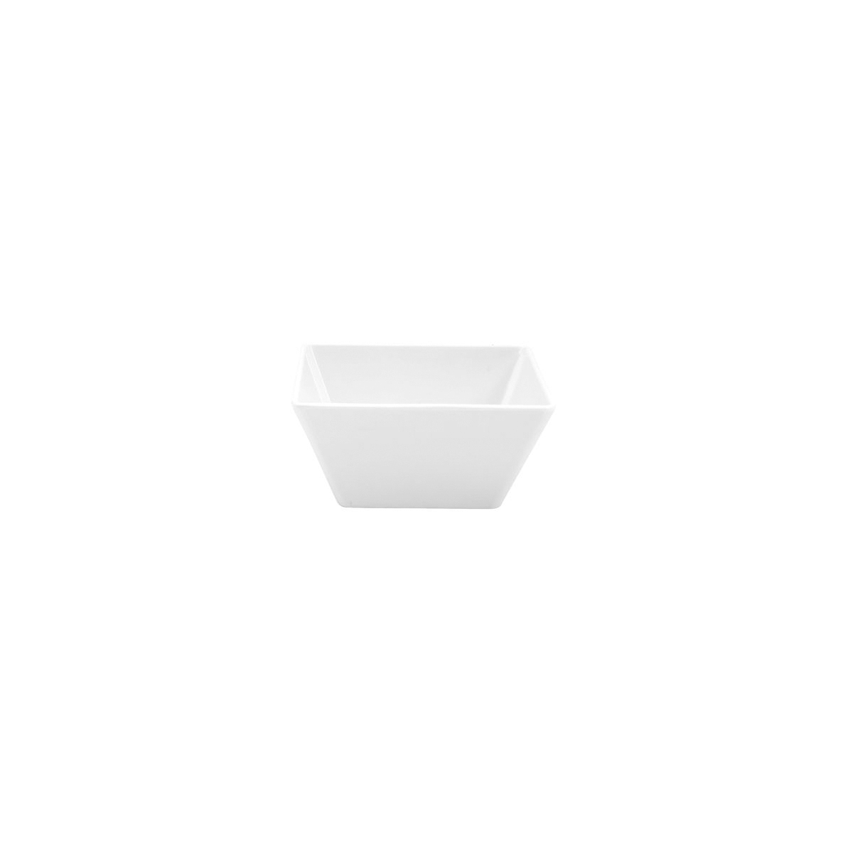 Ryner Melamine Square Bowl - 90x90mm - White (Pack of 6)