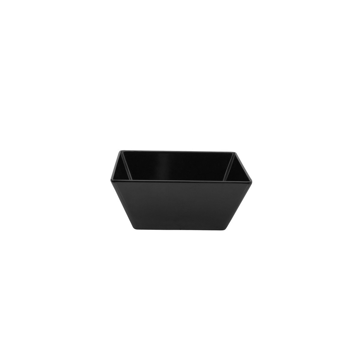 Ryner Melamine Square Bowl - 240x240mm - Black (Pack of 3)