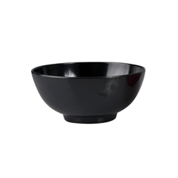 Ryner Melamine Noodle Bowls - 110mm - Black (Pack of 12)