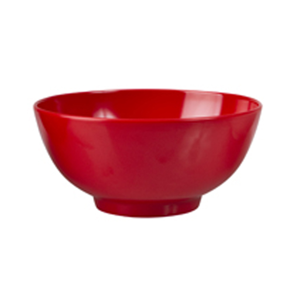 Ryner Melamine Noodle Bowl - 175mm - Red (Pack of 12)