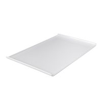 Ryner Melamine Rectangular Platter With Lip - 530x320mm - White (Pack of 3)