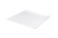 Ryner Melamine Square Platter With Lip - 300x300mm - White (Pack of 3)