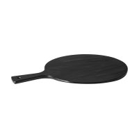 Ryner Melamine Black Taroko Round Paddle Board - 375mm (Pack of 6)