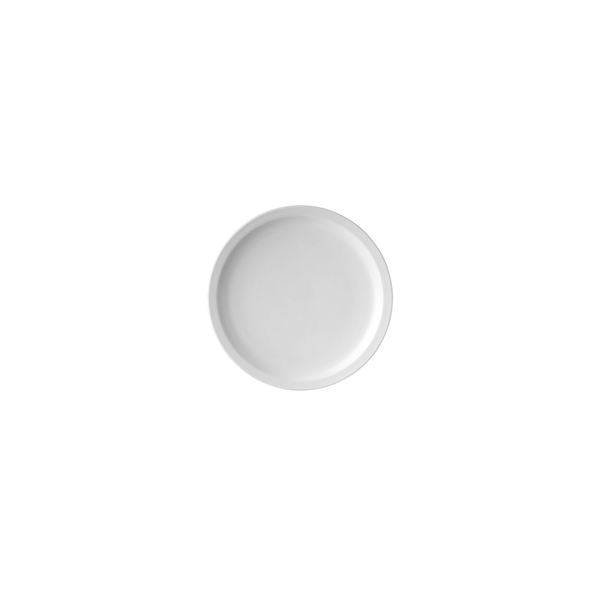 Ryner Melamine Round Plate - Narrow Rim - 170mm - White (Pack of 12)