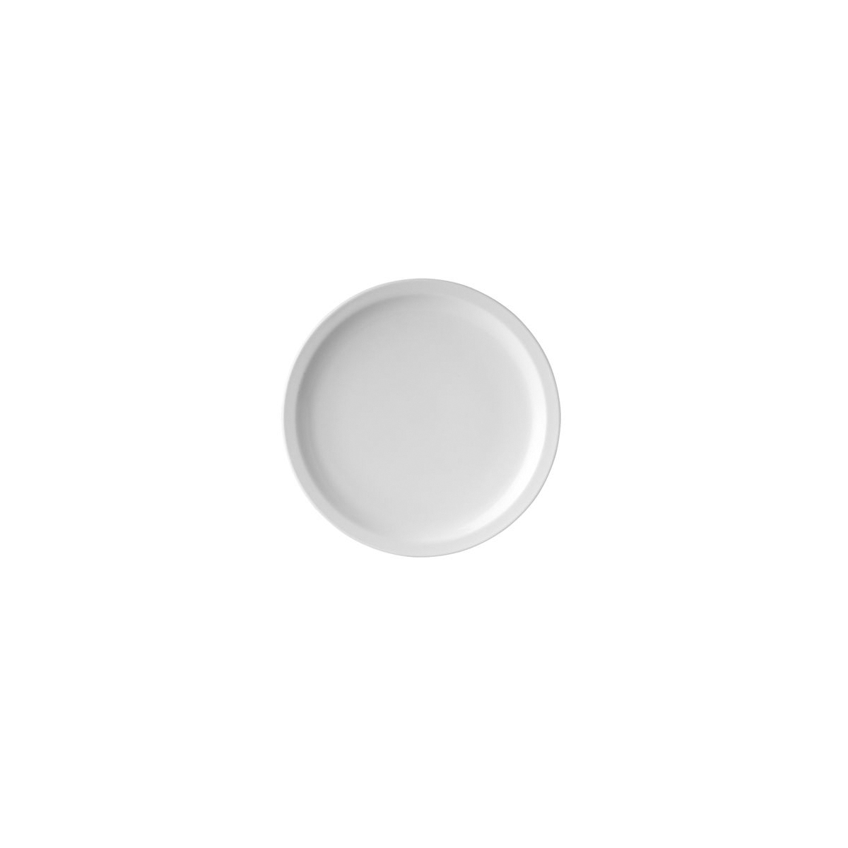 Ryner Melamine Round Plate - Narrow Rim - 192mm - White (Pack of 12)