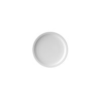 Ryner Melamine Round Plate - Narrow Rim - 226mm - White (Pack of 6)