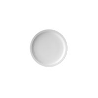 Ryner Melamine Round Plate - Narrow Rim - 250mm - White (Pack of 6)