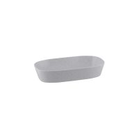 Ryner Melamine Stone White 1/3 Size Rectangular Dish - 2350ml (Pack of 3)