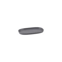 Ryner Melamine Stone Grey 1/4 Size Rectangular Dish - 265x162mm (Pack of 6)