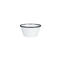 Ryner Melamine Evoke Round Bowl - Black Rim - 475ml (Pack of 12)