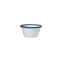 Ryner Melamine Evoke Rim Round Bowl - Blue Rim - 475ml (Pack of 12)