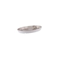 Ryner Melamine White Marble Oval Dish - 325x200mm (Pack of 12)