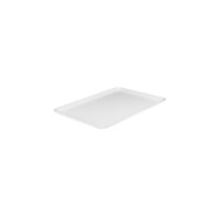 Ryner Melamine Rectangular Coupe Platter - 205x140mm - White (Pack of 6)