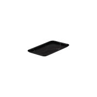 Ryner Melamine Black Marble Rectangular Coupe Platter - 290x200mm (Pack of 12)