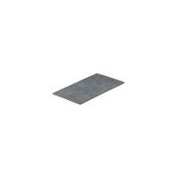 Ryner Melamine Light Concrete Flat Rectangular Platter - 265x160mm (Pack of 6)