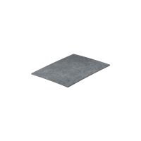 Ryner Light Concrete Flat Rectangular Platter - 325x265mm (Pack of 6)