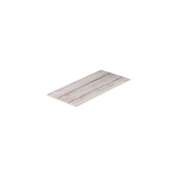 Ryner Melamine Whitewash Flat Rectangular Platter - 325x175mm (Pack of 6)