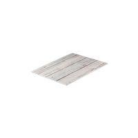 Ryner Melamine Whitewash Flat Rectangular Platter - 325x265mm (Pack of 6)