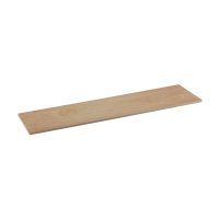 Ryner Melamine Oak White Flat Rectangular Platter - 525x160mm (Pack of 6)