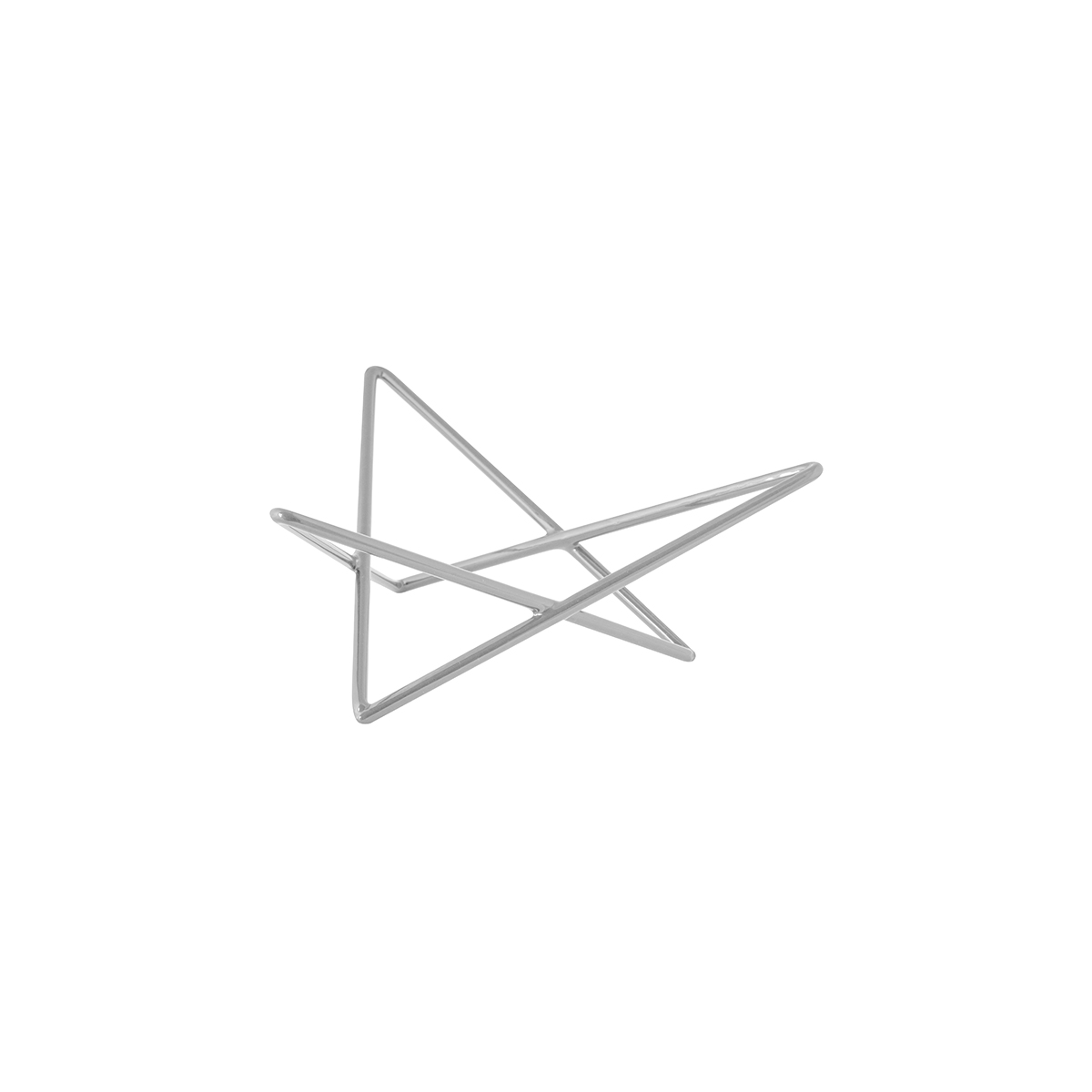 Ryner Buffetware Star Riser - 280x230mm - Silver