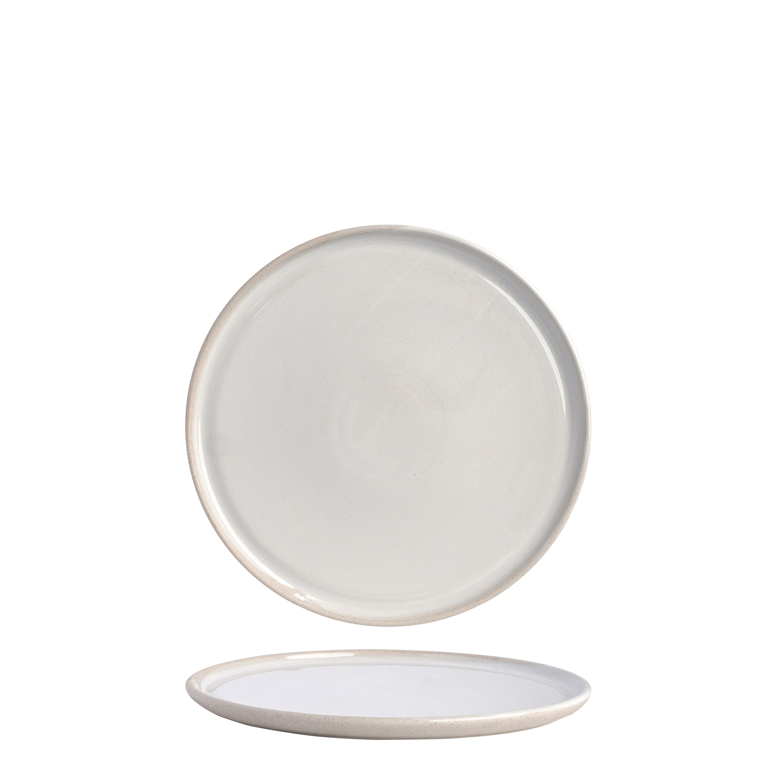 POTTR Gembrook White Round Flat Coupe Plate - 280mm (Pack of 4)